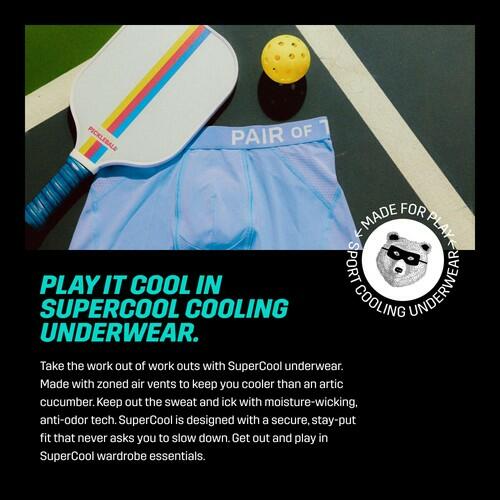 Pair of Thieves Men's SuperCool Boxer Briefs 2pk - Blue/Maroon S