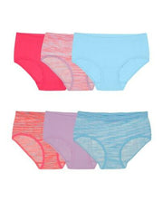 Fruit of the Loom Girls Seamless Classic Briefs 6 Pack, 14-16, Assorted color