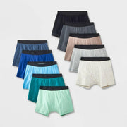 Boys' 10pk Boxer Briefs - Cat & Jack™ M
