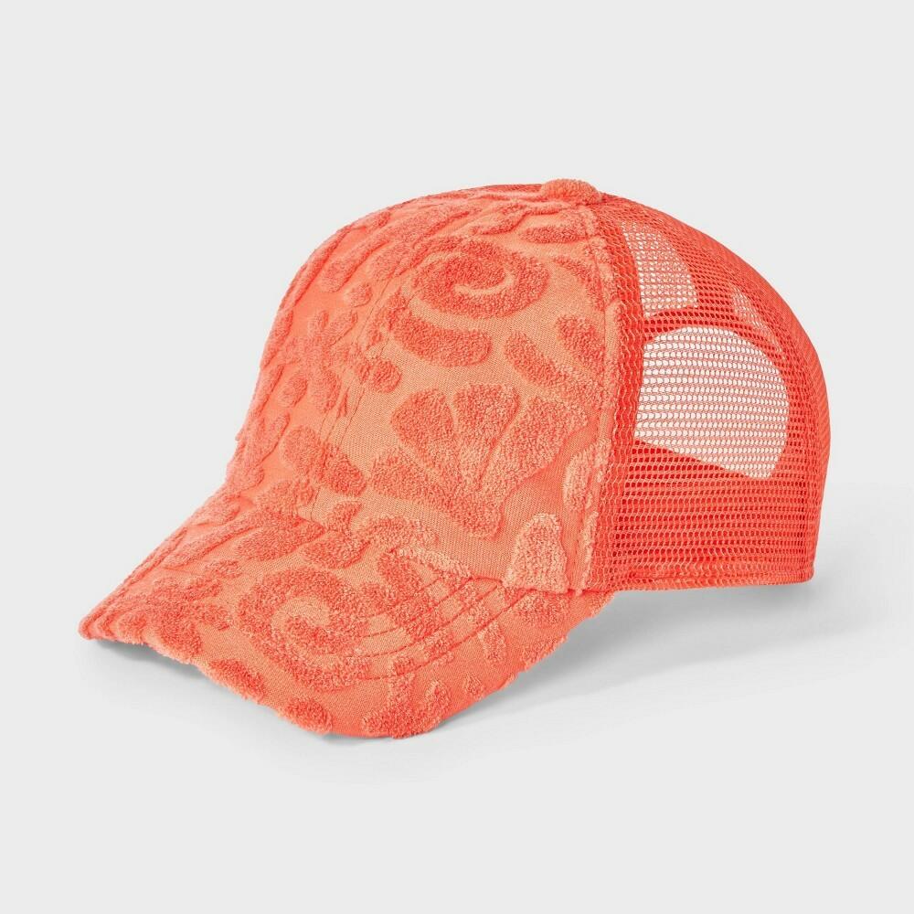 Girls' Terry Trucker Hat - Cat & Jack™ Orange