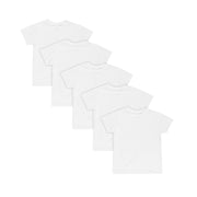 Hanes Boys' Crew Neck T-Shirts 5pk - White - S