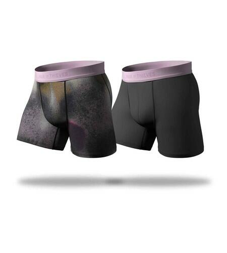 Pair of Thieves Hustle Sand Spectrum Boxer Brief 2-Pack Slate LG