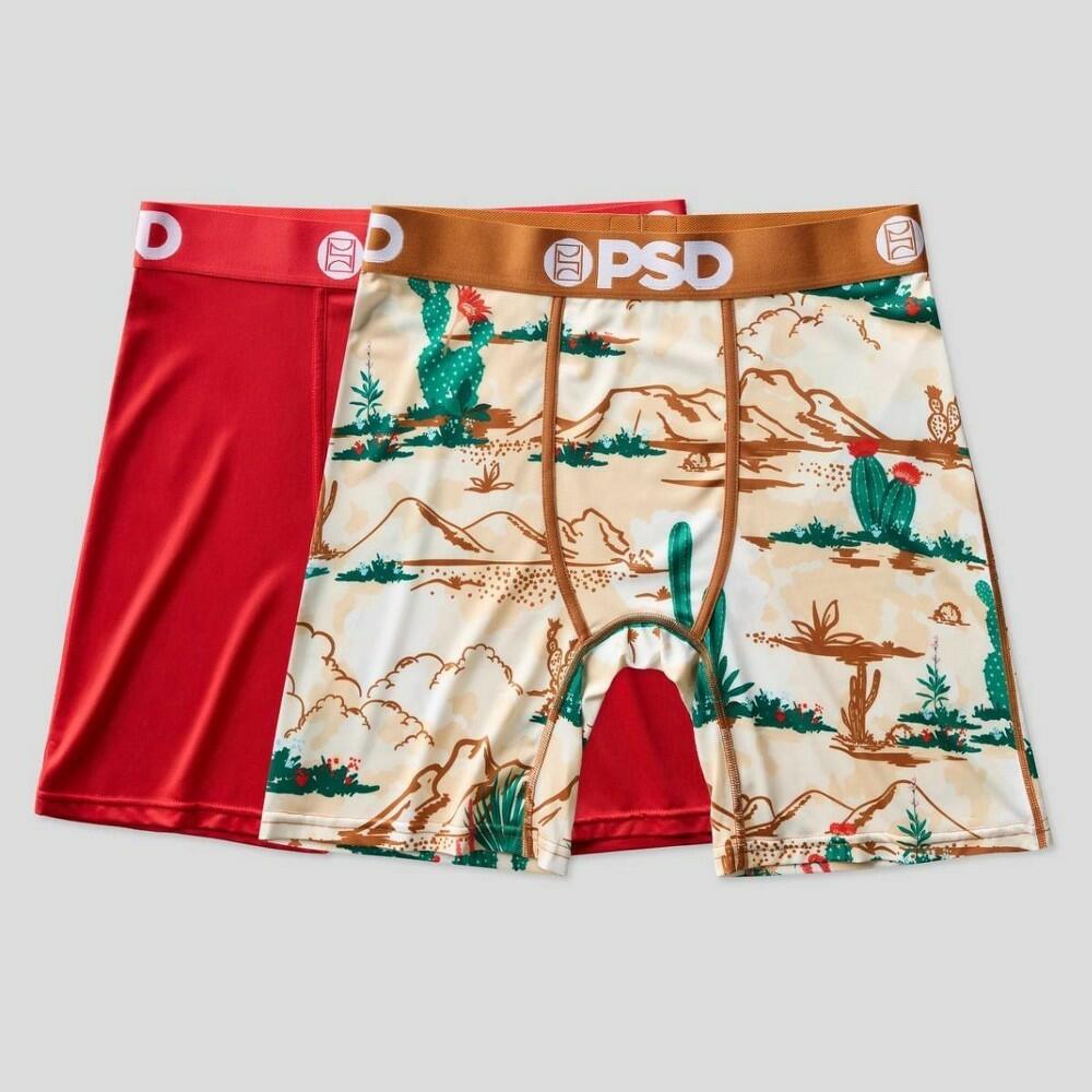 PSD Men's Western Desert Boxer Briefs - Red XL