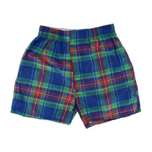 Fruit of the Loom Boy's Tartan Plaid Boxers Assorted (7 Pack), Medium, Assorted