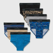 Hanes Comfort Flex Boys' Brief Underwear, Prints & Solids, 7-Pack Assorted XL