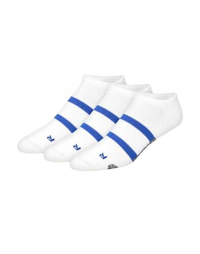 Hanes Premium Men's Compression No Show Socks 3pk - White 6-12: Arch Support