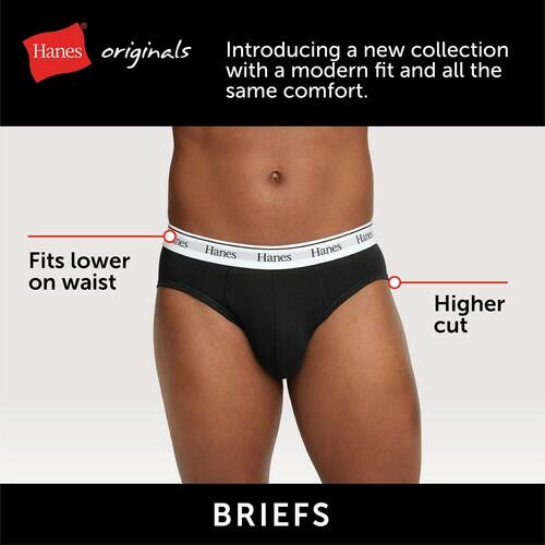 Hanes Cotton Briefs 3 Pk Underwear for Men Asst Color 3XL
