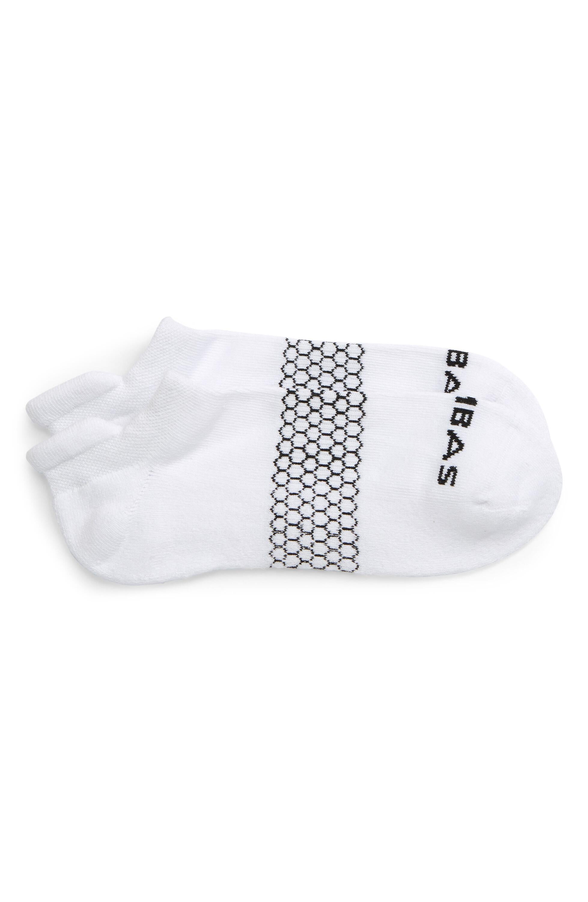 Bombas Men's Solid Ankle Socks - White Large