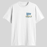 Men's Miller Lite Golf Crewneck Graphic T-Shirt - White XXL