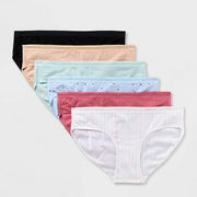 Women's 6pk Cotton Bikini Underwear - Auden™ Multi XS