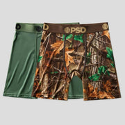 PSD Men's Forest Camo Boxer Briefs - Green S
