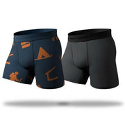 Pair of Thieves Hustle Camp Fire Boxer Brief 2-Pack Navy SM