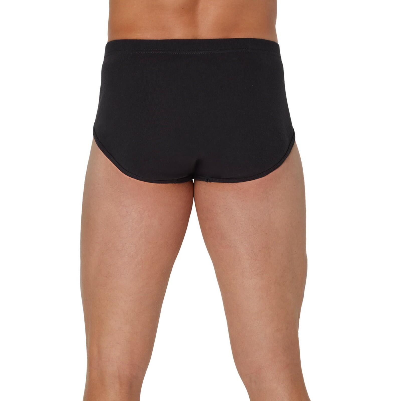 Hanes Men's 6-Pack, Mid-Rise Briefs, Stretch Cotton Multi-Color, Large