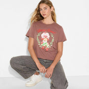 Women's Strawberry Shortcake Berry Sweet Short Sleeve Graphic T-Shirt - Brown S