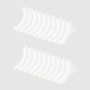 Hanes Boys' 20pk Ankle Socks - White M