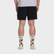 Pair of Thieves Men's Strawberry Print Crew Socks - Cream - 6-12