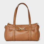 Slouchy Satchel Handbag - A New Day™ Brown