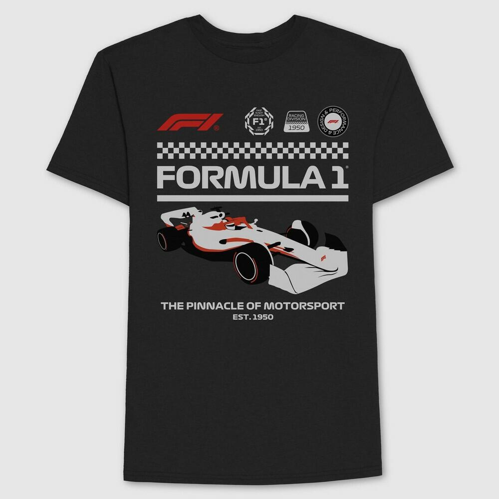 Men's Formula 1 Graphic T-Shirt - Black L