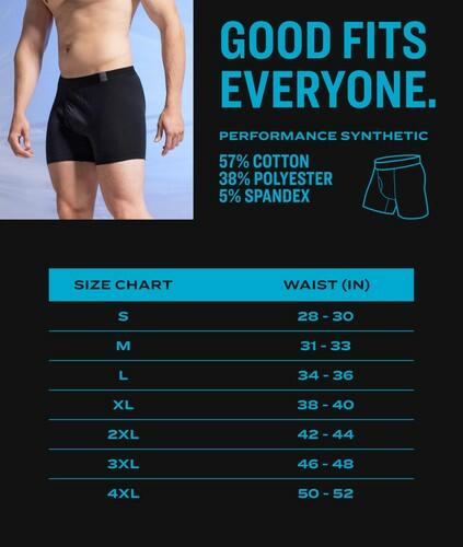 Pair of Thieves Men's 3pk SuperiAir Boxer Briefs - Dark Teal Blue L