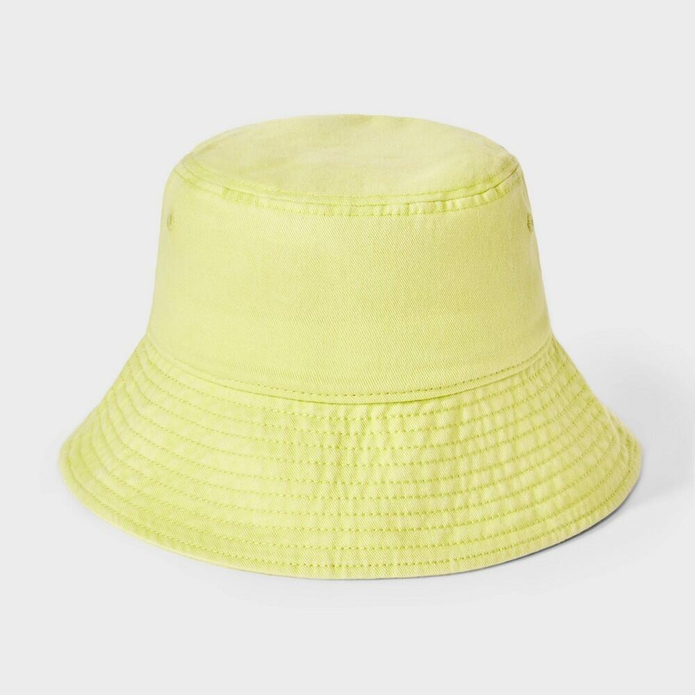 Kids' Washed Bucket Hat - Cat & Jack™ Lime Green