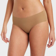 Women's Invisible Edge Cheeky Underwear - Auden™ Caramel Seamless, Lightweight