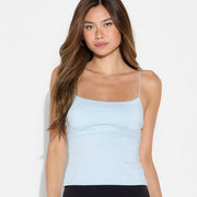 Women's Lace Trim Tank Top - Wild Fable™ Light Blue M
