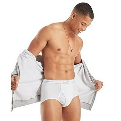 Hanes Men 9pk Tagless White Briefs with ComfortFlex Waistband Small