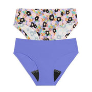 Kt by Knix Girls' 2pk Ultra Thin Leakproof Bikini Period Underwear Multicolor L
