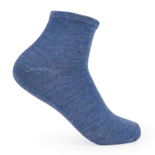 Keds Women's Quarter Socks 6-Pack - 6-10 All-Day Comfort Denim Blue