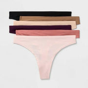 Women's 6pk Microfiber Thong Underwear - Auden™ Multicolor XL