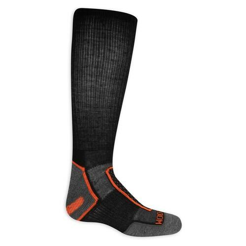 Fruit of the Loom Boy's Coolzone Cushioned - 6 Pair Pack Sock, Black 3-9 US
