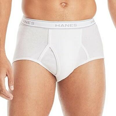 Hanes Men 9pk Tagless White Briefs with ComfortFlex Waistband Small