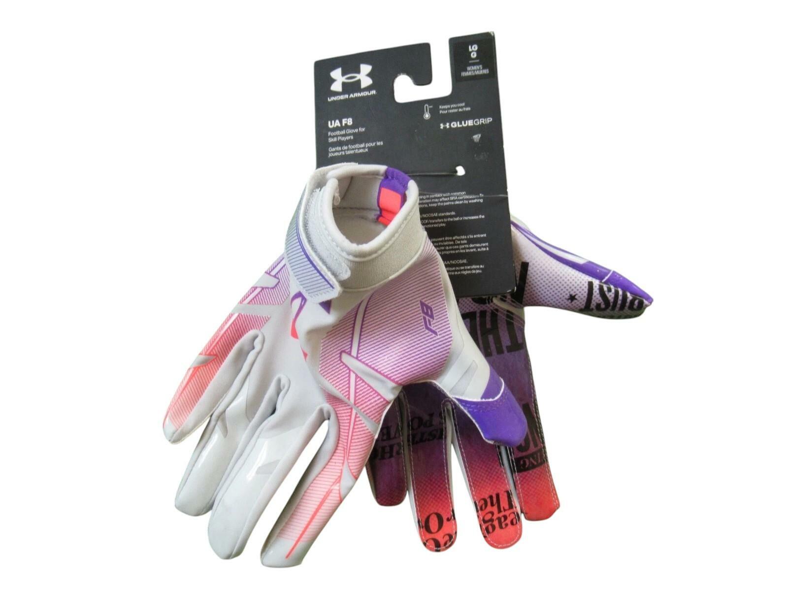 New UA Under Armour F8 Gluegrip Gloves Size Women's L