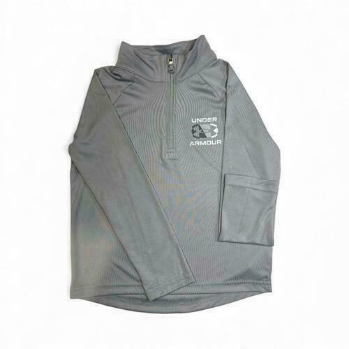 Under Armour Boys MFO Velocity 1/4 Zip Grey Size 6