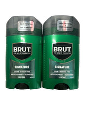 BRUT SIGNATURE by Faberge ANTI-PERSPIRANT DEODORANT STICK 2 OZ (2Pk)