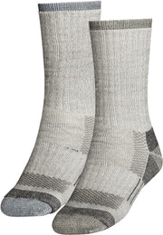 Alpine Design Merino Hiker Socks - 2 Pack, Men's, Medium, Black