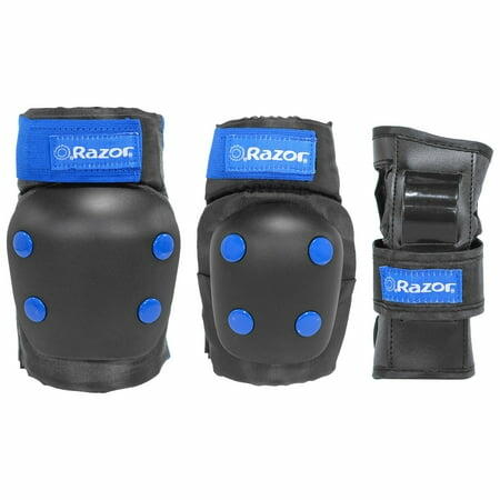 Razor Multi-Sport Child\ s Pad Set  Blue/Black