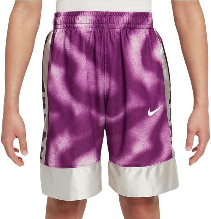 Nike Boys' Dri-FIT Elite 23 All Over Print Shorts, Medium Boy's Athletic Shorts