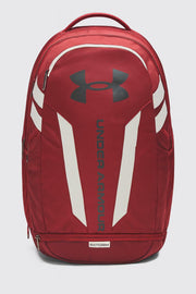 UA Hustle 5.0 Backpack-Cardinal Red OSFA