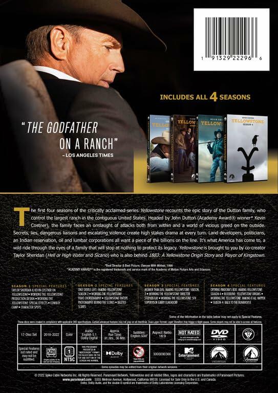 Yellowstone: The First Four Seasons [DVD]