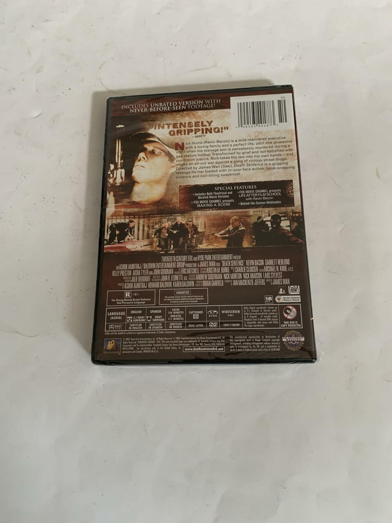 Death Sentence (Unrated Edition) [DVD]