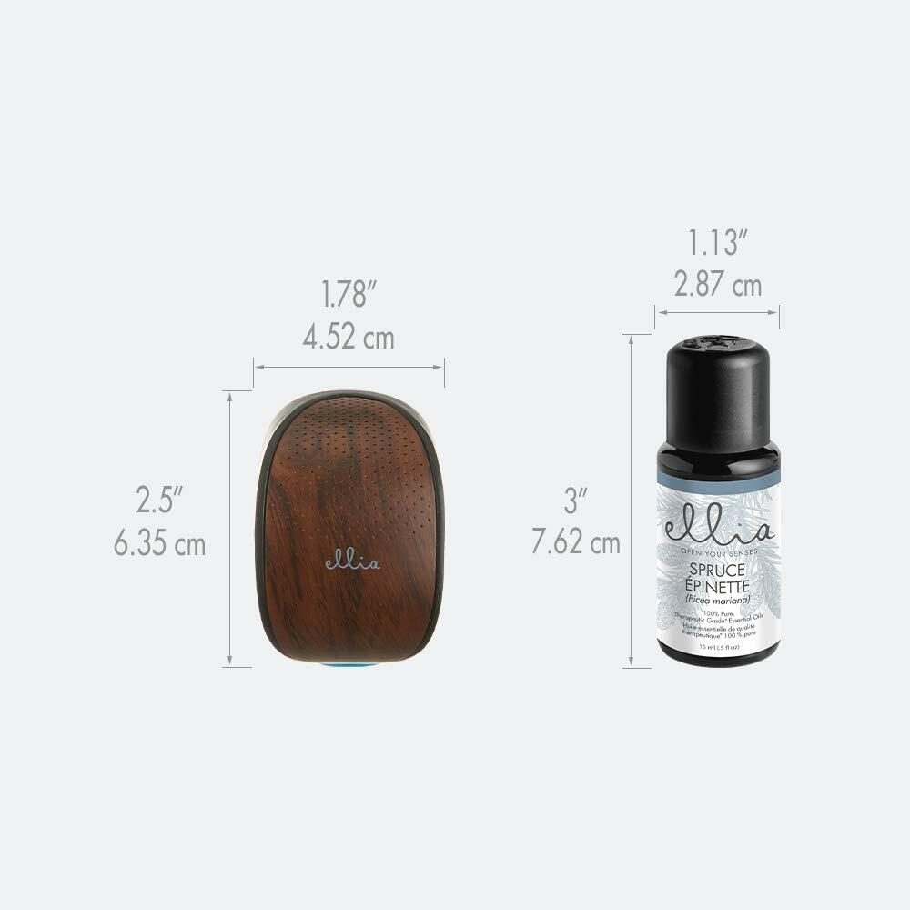 Ellia Spruce Diffuser Essential Oil | 15ml, 100% Pure, Therapeutic Grade