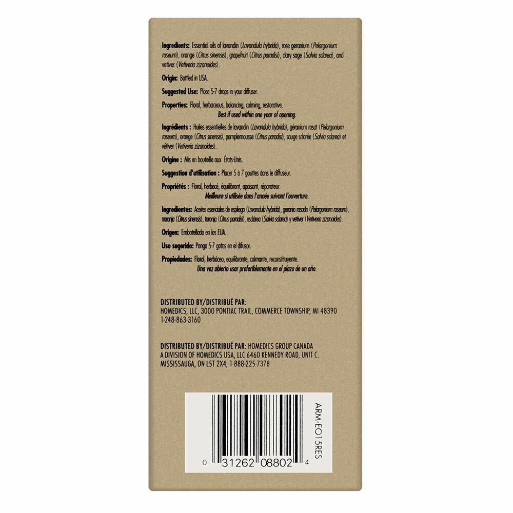 Ellia Diffuser Essential Oil | Restore Blend| 15ml, 100% Pure, Therapeutic Grade