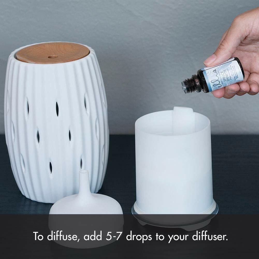 Ellia Spruce Diffuser Essential Oil | 15ml, 100% Pure, Therapeutic Grade