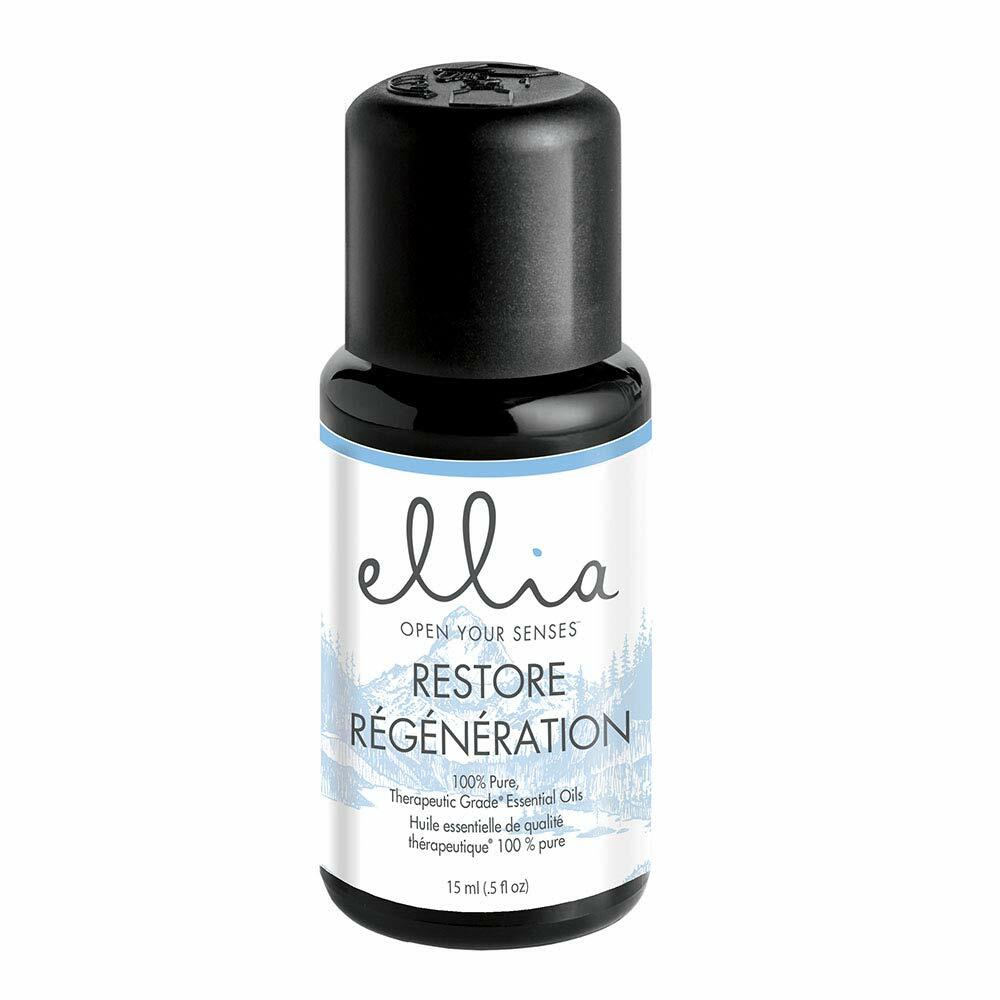 Ellia Diffuser Essential Oil | Restore Blend| 15ml, 100% Pure, Therapeutic Grade