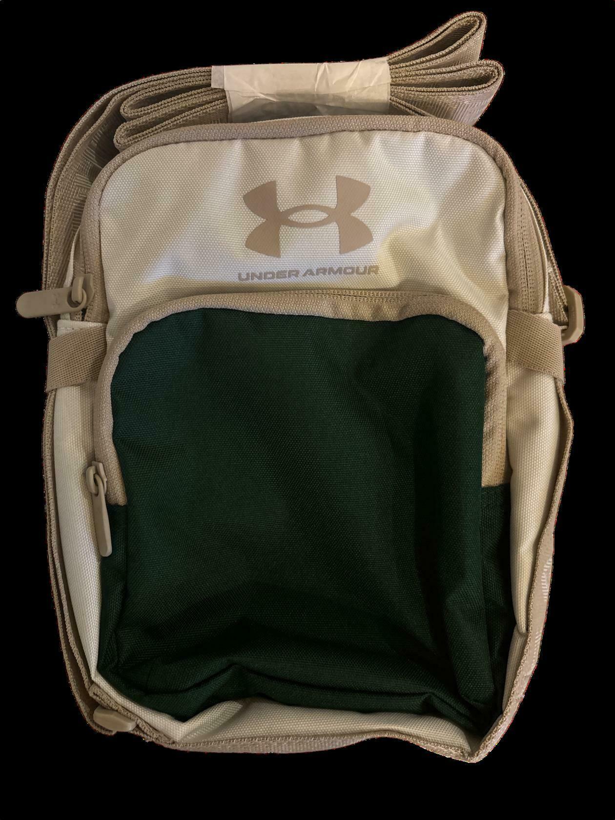 Under Armour unisex-adult Loudon Crossbody, (301) Forest Green/Tan/Tan One Size