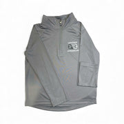 Under Armour Boys MFO Velocity 1/4 Zip Grey Size 4
