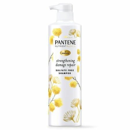 Pantene Sulfate Free Shampoo Damage Repair Shampoo w/Castor Oil 14.8 fl oz