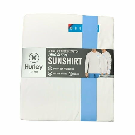 Hurley Men s Long Sleeve Sunny Side Hybrid Stretch UPF Tagless Sunshirt