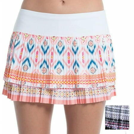 Lucky In Love Women`s Pleated Tennis Skort ( X-Large Mojave Mood )